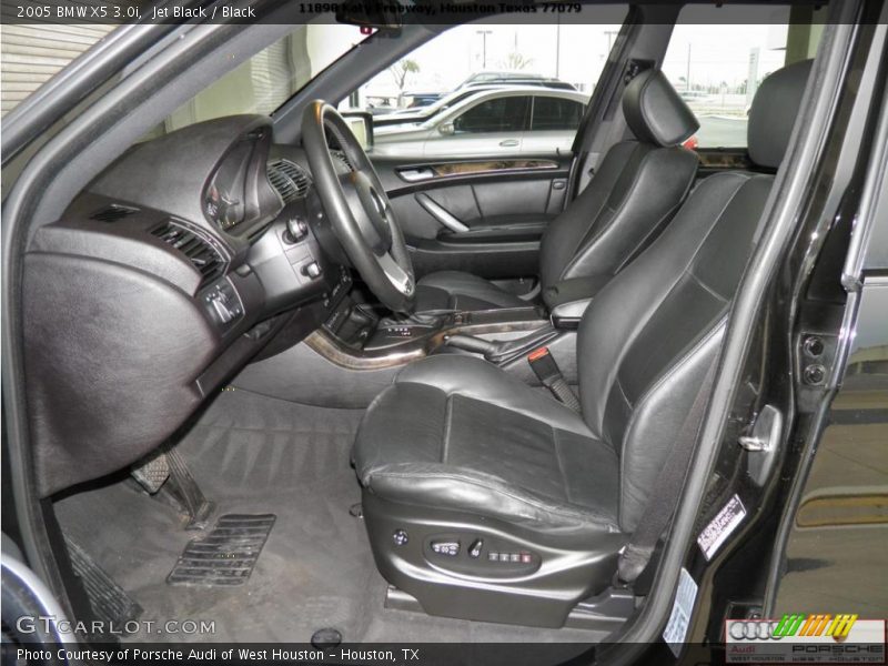 Jet Black / Black 2005 BMW X5 3.0i