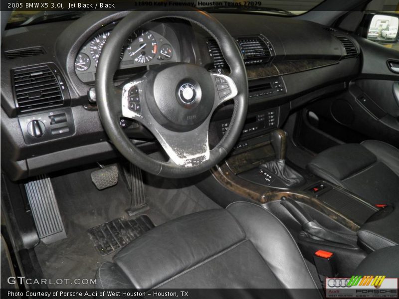 Jet Black / Black 2005 BMW X5 3.0i