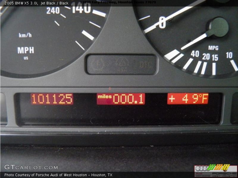 Jet Black / Black 2005 BMW X5 3.0i