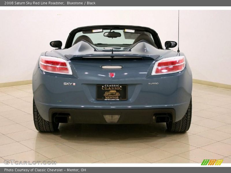 Bluestone / Black 2008 Saturn Sky Red Line Roadster