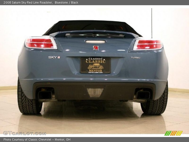 Bluestone / Black 2008 Saturn Sky Red Line Roadster