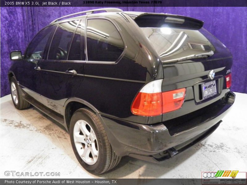Jet Black / Black 2005 BMW X5 3.0i