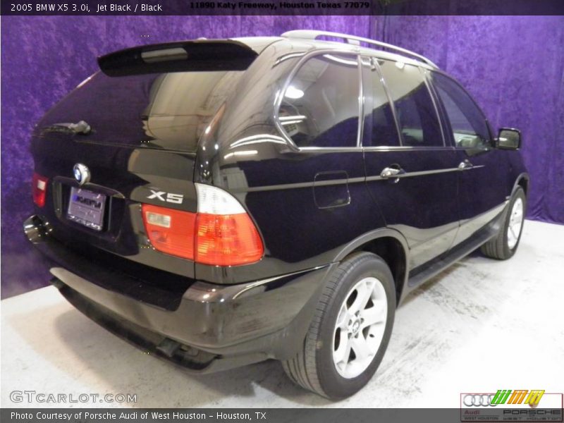Jet Black / Black 2005 BMW X5 3.0i