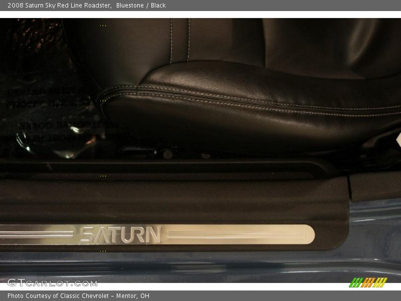 Bluestone / Black 2008 Saturn Sky Red Line Roadster