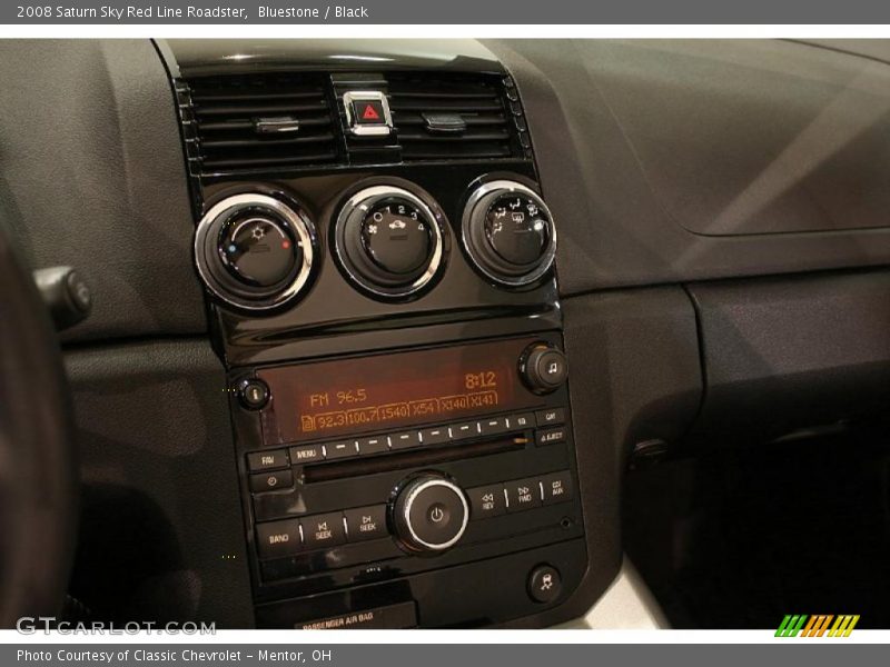 Controls of 2008 Sky Red Line Roadster