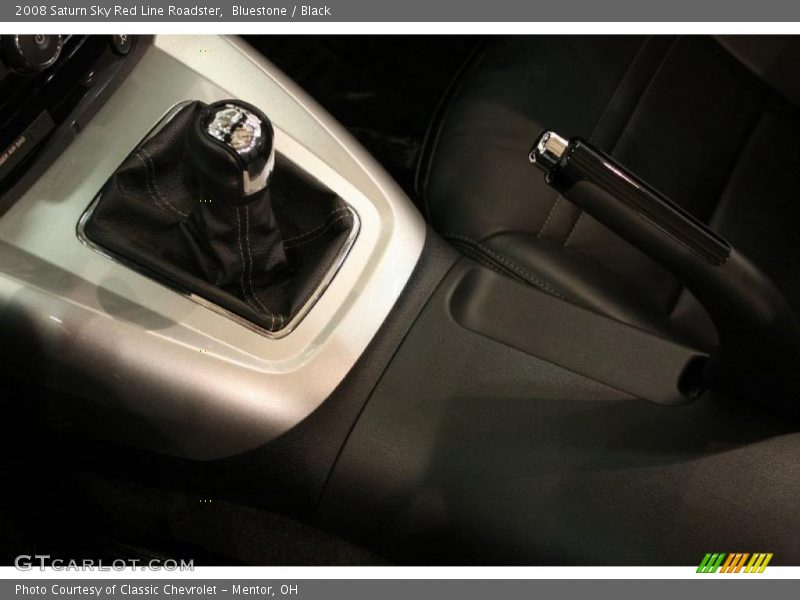 Bluestone / Black 2008 Saturn Sky Red Line Roadster