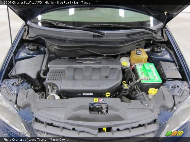 Midnight Blue Pearl / Light Taupe 2006 Chrysler Pacifica AWD