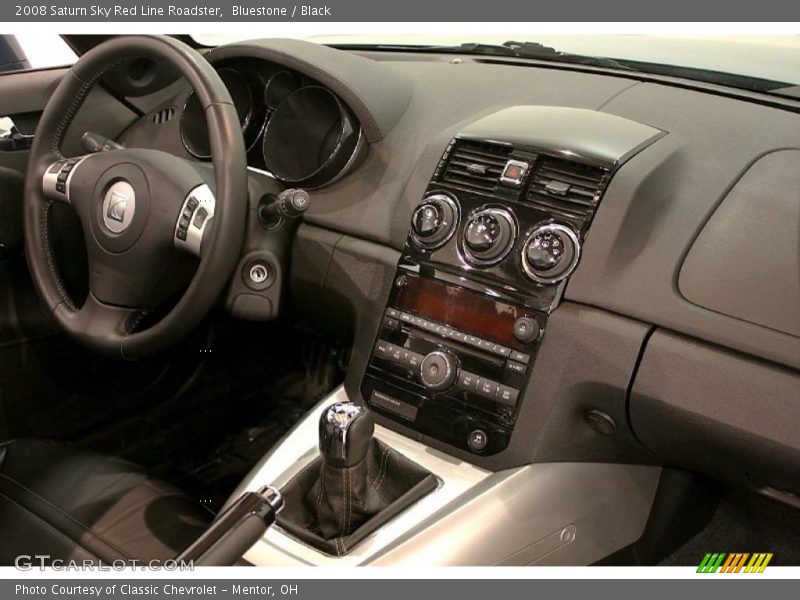 Dashboard of 2008 Sky Red Line Roadster