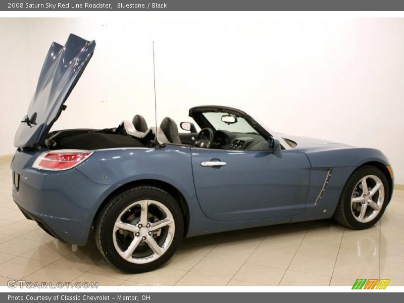 Bluestone / Black 2008 Saturn Sky Red Line Roadster