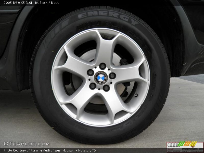 Jet Black / Black 2005 BMW X5 3.0i