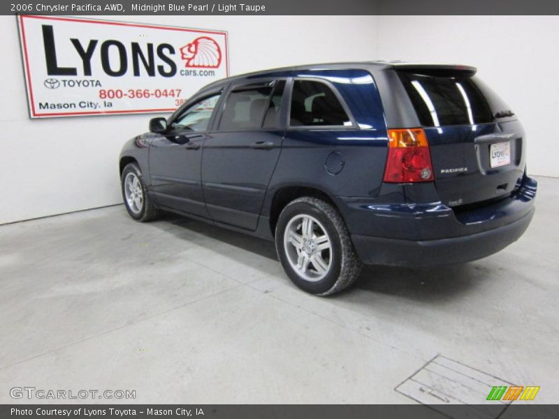 Midnight Blue Pearl / Light Taupe 2006 Chrysler Pacifica AWD