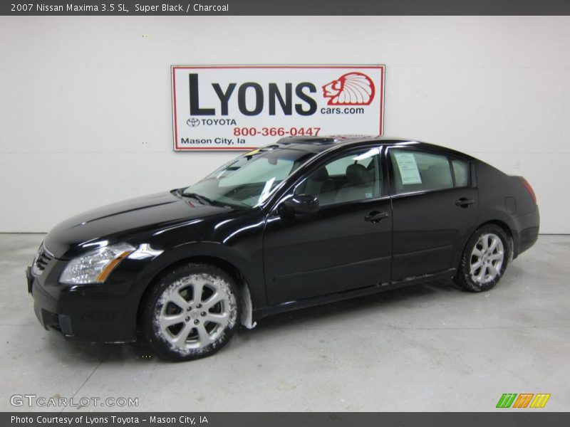 Super Black / Charcoal 2007 Nissan Maxima 3.5 SL