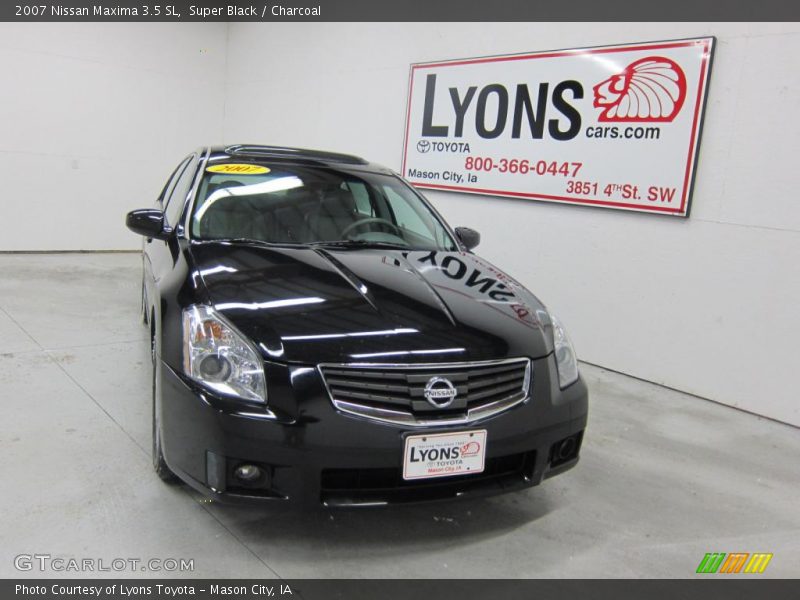 Super Black / Charcoal 2007 Nissan Maxima 3.5 SL