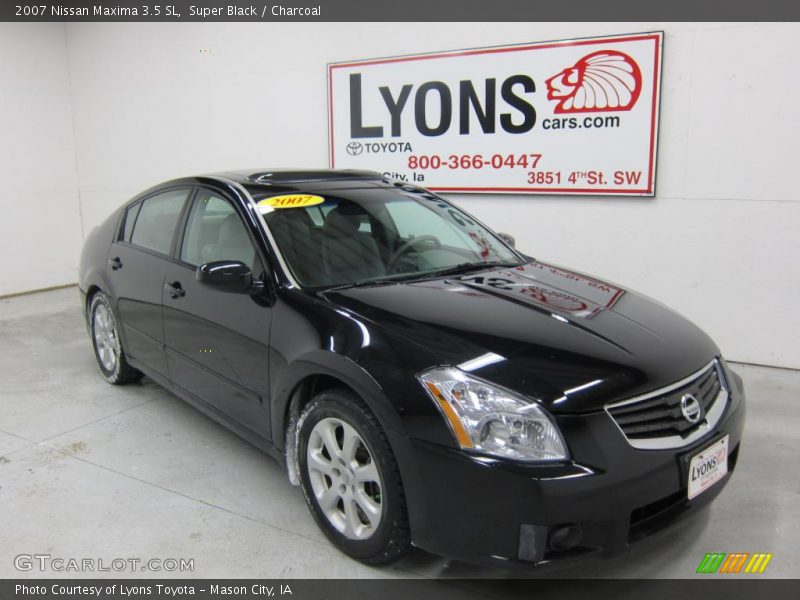 Super Black / Charcoal 2007 Nissan Maxima 3.5 SL