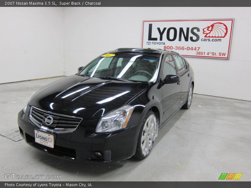 Super Black / Charcoal 2007 Nissan Maxima 3.5 SL