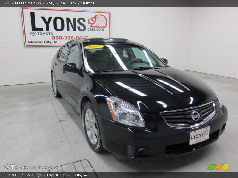 Super Black / Charcoal 2007 Nissan Maxima 3.5 SL