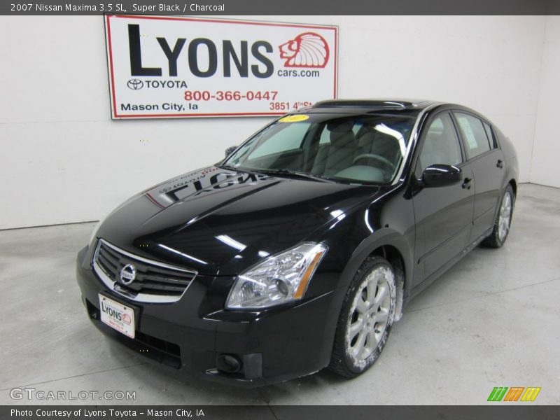 Super Black / Charcoal 2007 Nissan Maxima 3.5 SL