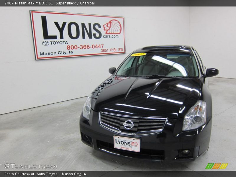 Super Black / Charcoal 2007 Nissan Maxima 3.5 SL