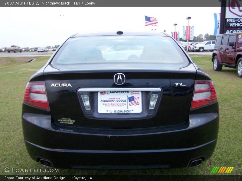 Nighthawk Black Pearl / Ebony 2007 Acura TL 3.2