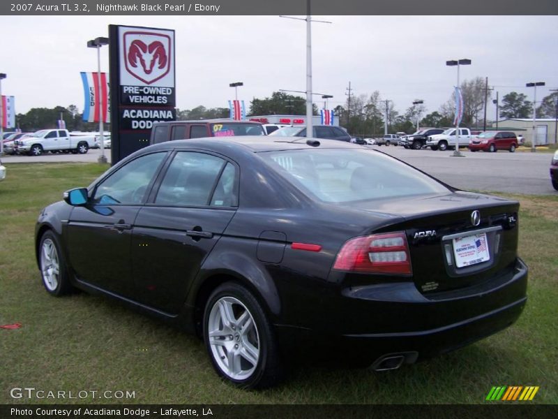 Nighthawk Black Pearl / Ebony 2007 Acura TL 3.2