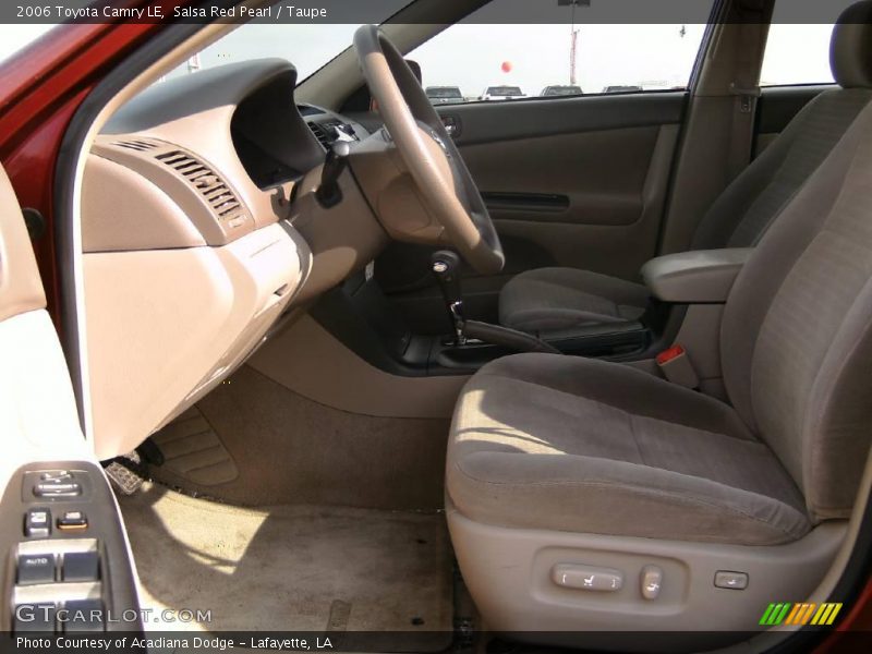 Salsa Red Pearl / Taupe 2006 Toyota Camry LE