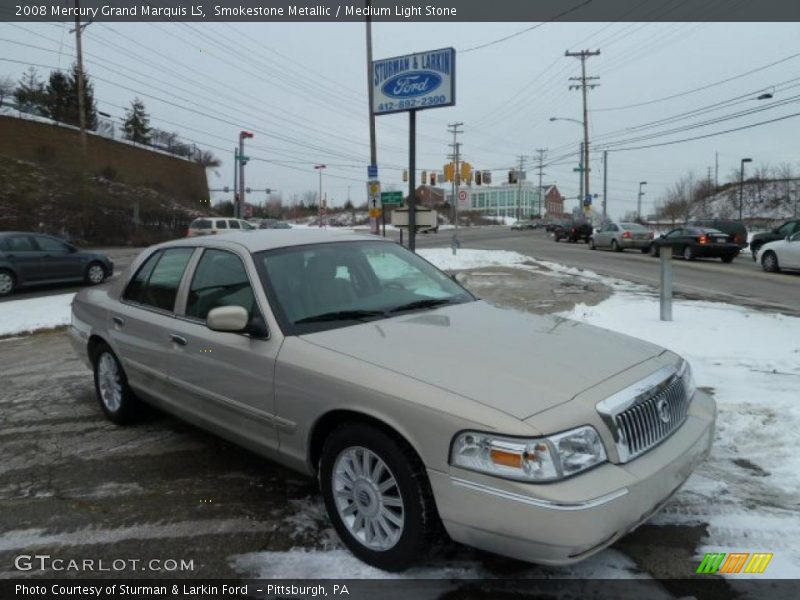 Smokestone Metallic / Medium Light Stone 2008 Mercury Grand Marquis LS