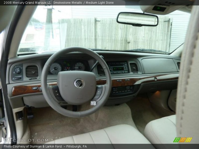 Smokestone Metallic / Medium Light Stone 2008 Mercury Grand Marquis LS