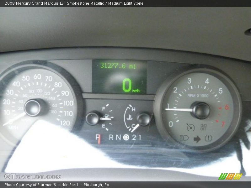 Smokestone Metallic / Medium Light Stone 2008 Mercury Grand Marquis LS