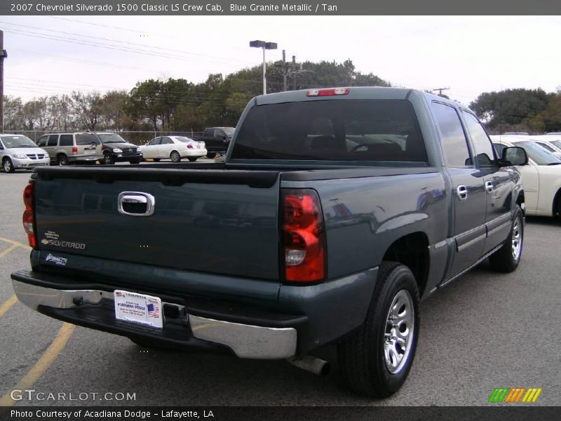 Blue Granite Metallic / Tan 2007 Chevrolet Silverado 1500 Classic LS Crew Cab