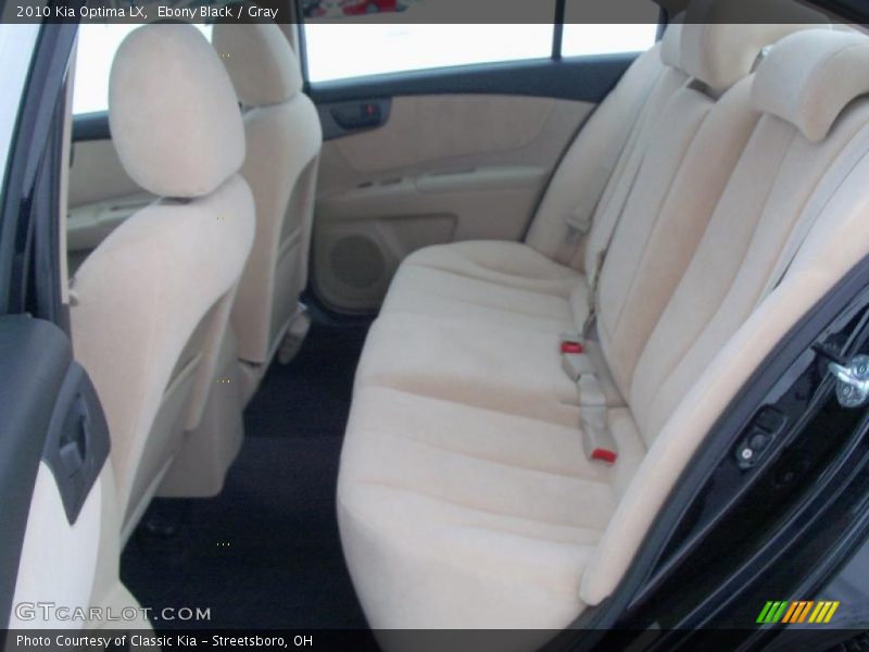 Ebony Black / Gray 2010 Kia Optima LX