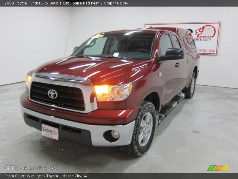 Salsa Red Pearl / Graphite Gray 2008 Toyota Tundra SR5 Double Cab