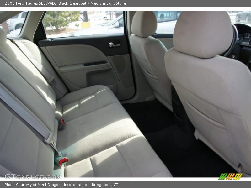Black Clearcoat / Medium Light Stone 2008 Ford Taurus SEL AWD