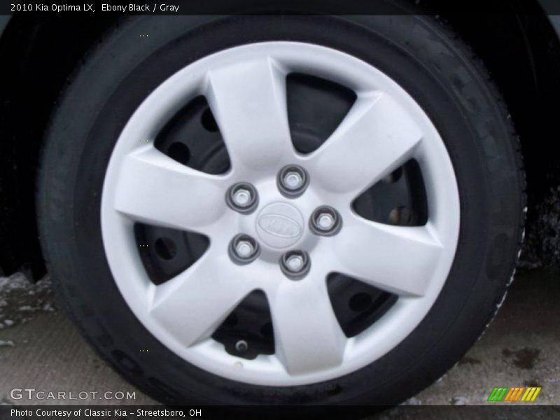 Ebony Black / Gray 2010 Kia Optima LX