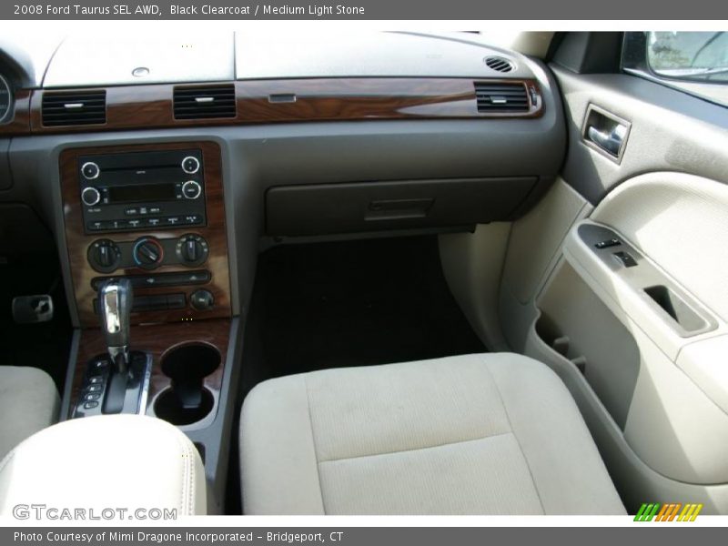 Black Clearcoat / Medium Light Stone 2008 Ford Taurus SEL AWD