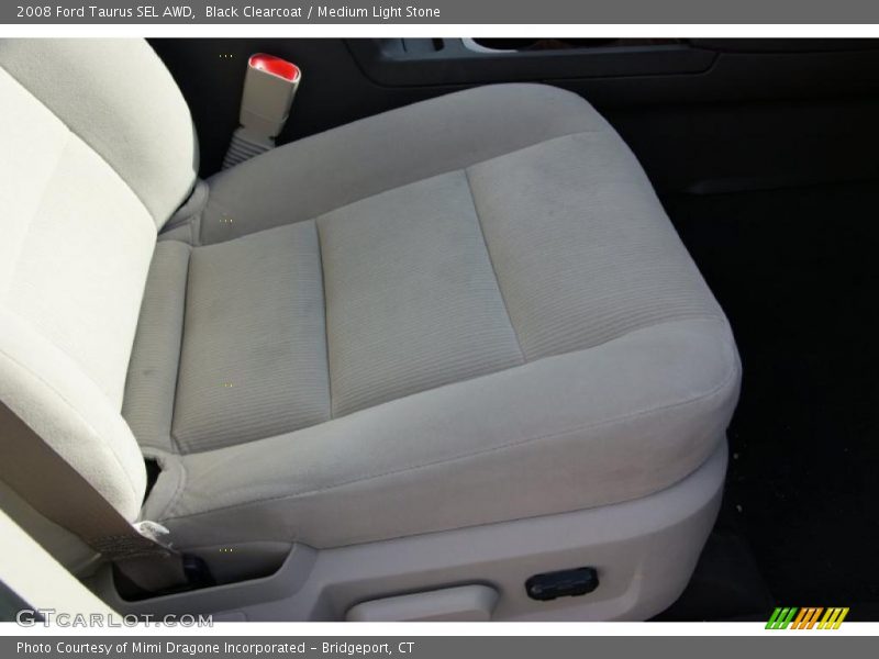 Black Clearcoat / Medium Light Stone 2008 Ford Taurus SEL AWD