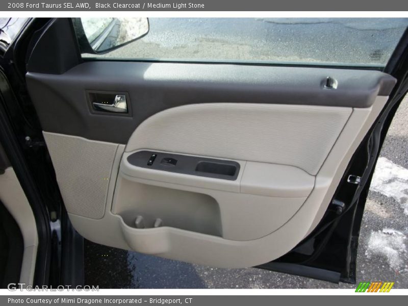Black Clearcoat / Medium Light Stone 2008 Ford Taurus SEL AWD
