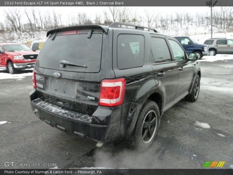 Black / Charcoal Black 2010 Ford Escape XLT V6 Sport Package 4WD