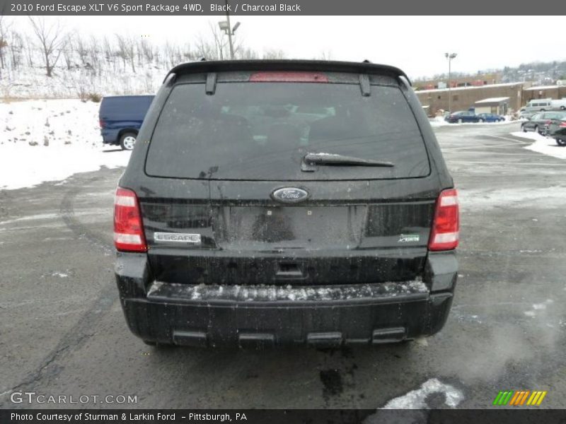 Black / Charcoal Black 2010 Ford Escape XLT V6 Sport Package 4WD