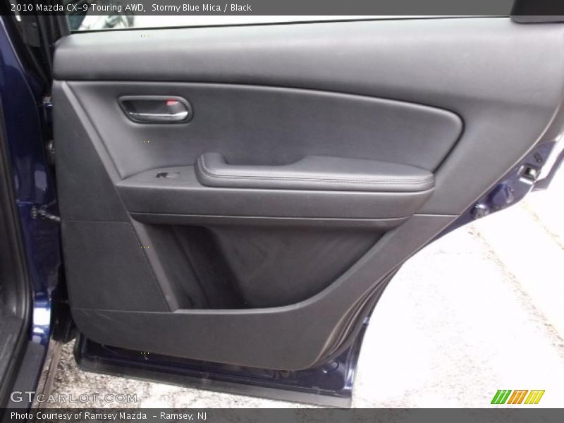 Stormy Blue Mica / Black 2010 Mazda CX-9 Touring AWD