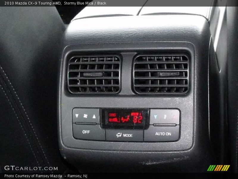 Stormy Blue Mica / Black 2010 Mazda CX-9 Touring AWD