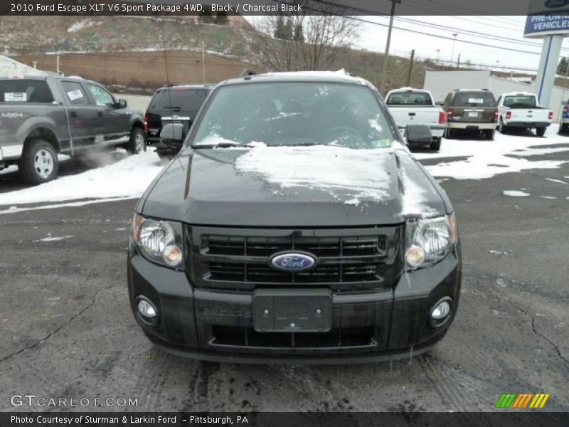 Black / Charcoal Black 2010 Ford Escape XLT V6 Sport Package 4WD
