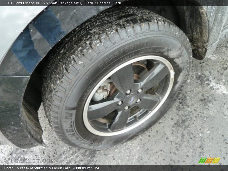 Black / Charcoal Black 2010 Ford Escape XLT V6 Sport Package 4WD