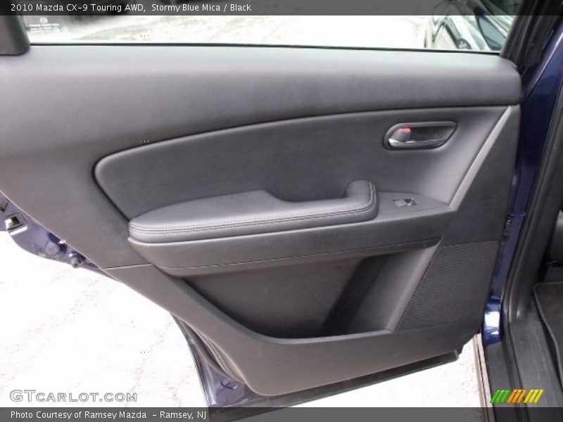 Stormy Blue Mica / Black 2010 Mazda CX-9 Touring AWD