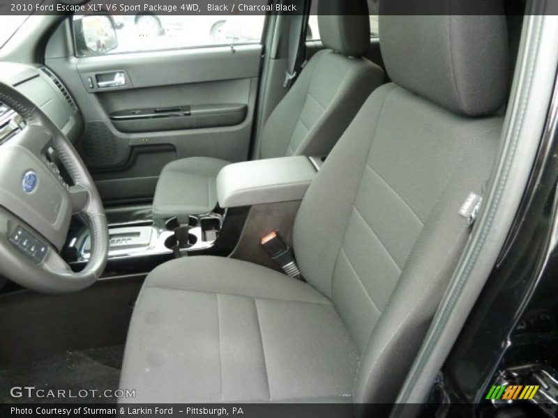 Black / Charcoal Black 2010 Ford Escape XLT V6 Sport Package 4WD