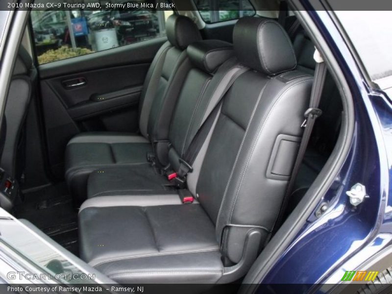 Stormy Blue Mica / Black 2010 Mazda CX-9 Touring AWD
