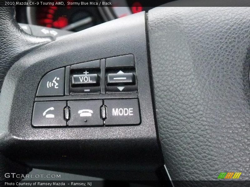 Stormy Blue Mica / Black 2010 Mazda CX-9 Touring AWD