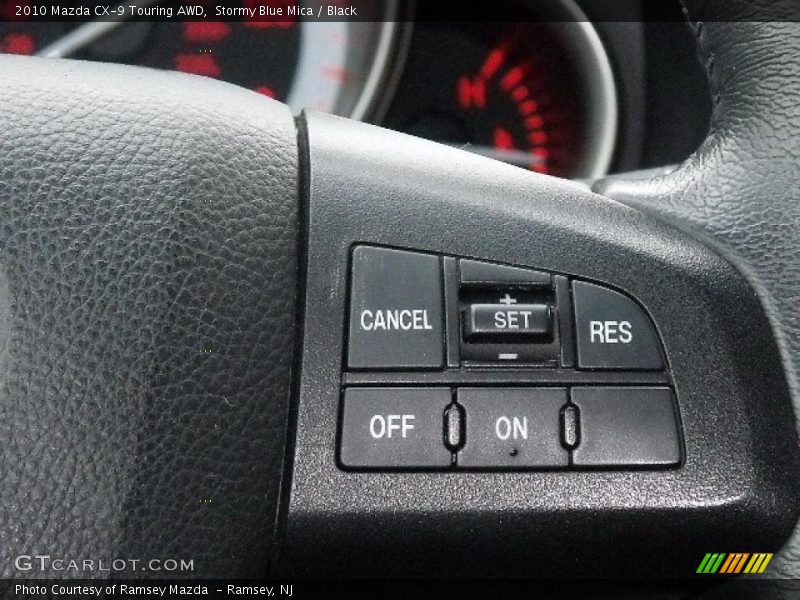 Stormy Blue Mica / Black 2010 Mazda CX-9 Touring AWD
