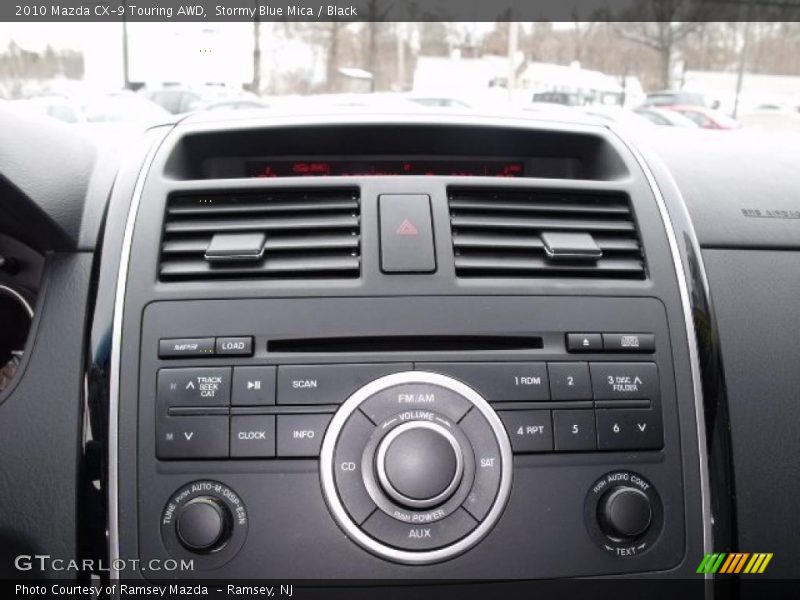 Stormy Blue Mica / Black 2010 Mazda CX-9 Touring AWD