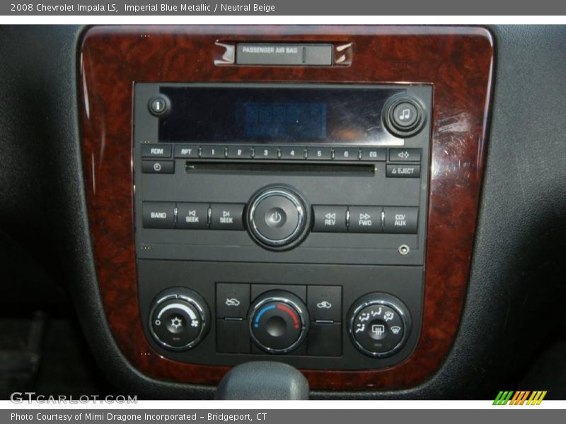 Imperial Blue Metallic / Neutral Beige 2008 Chevrolet Impala LS