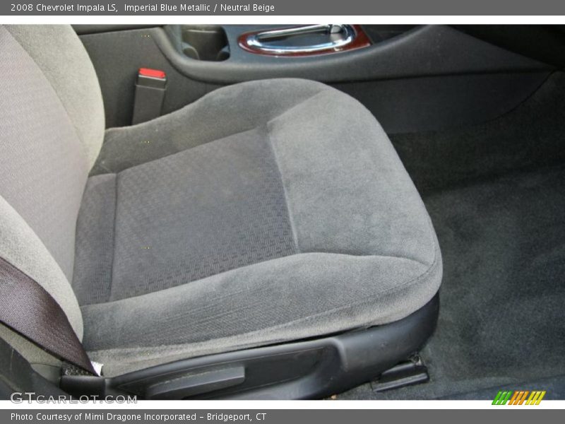 Imperial Blue Metallic / Neutral Beige 2008 Chevrolet Impala LS